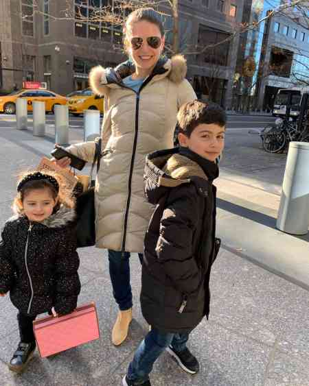 Bianna with her two children